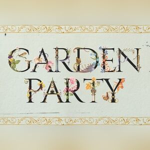 Garden Party Decorative Art Print